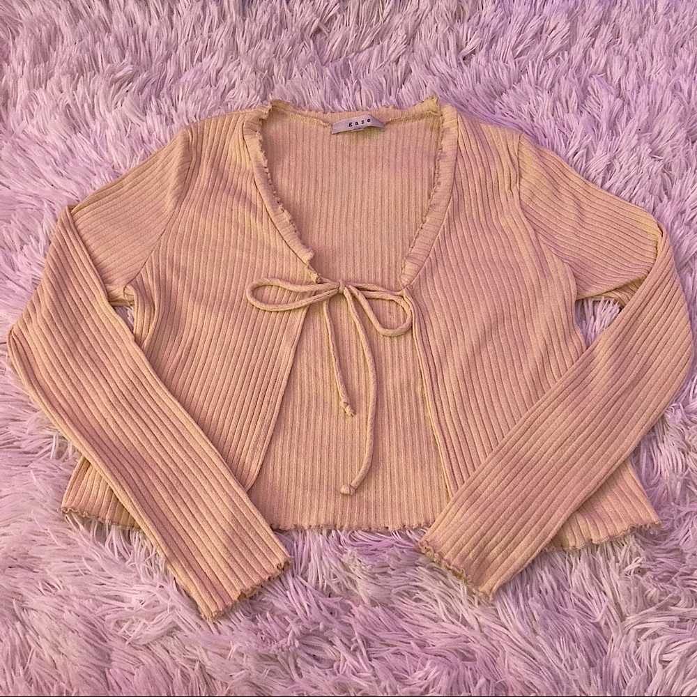 Pastel Yellow Gaze Cardigan